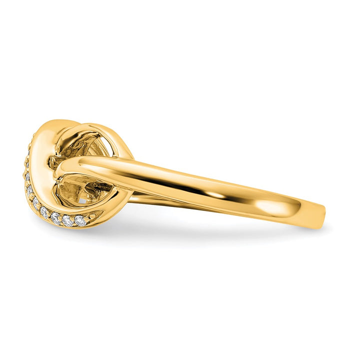 Buy Stylish 10K Gold Infinity Diamond Ring - Affordable Luxury Jewelry-3