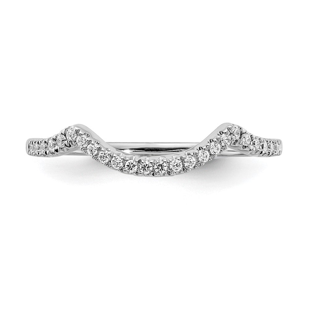 Buy Exclusive 14K White Gold Wedding Band with 1/8 Carat Diamond - Stylish Value