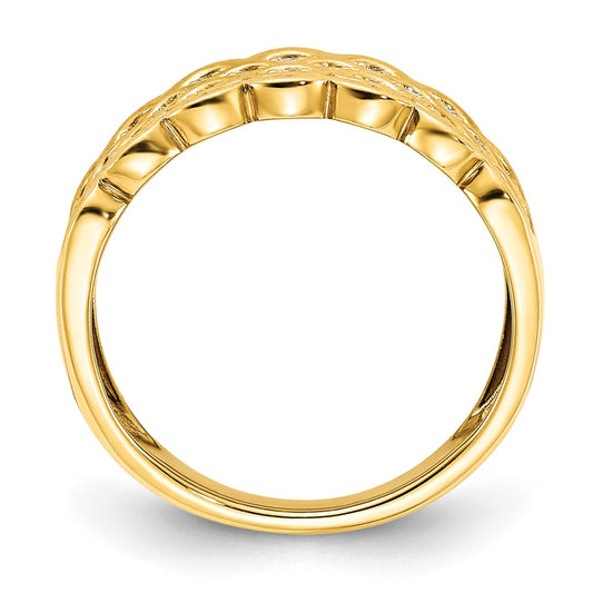 Buy Stylish 14K Pave Diamond Band - 1/4 Carat Total Weight, Luxury Design