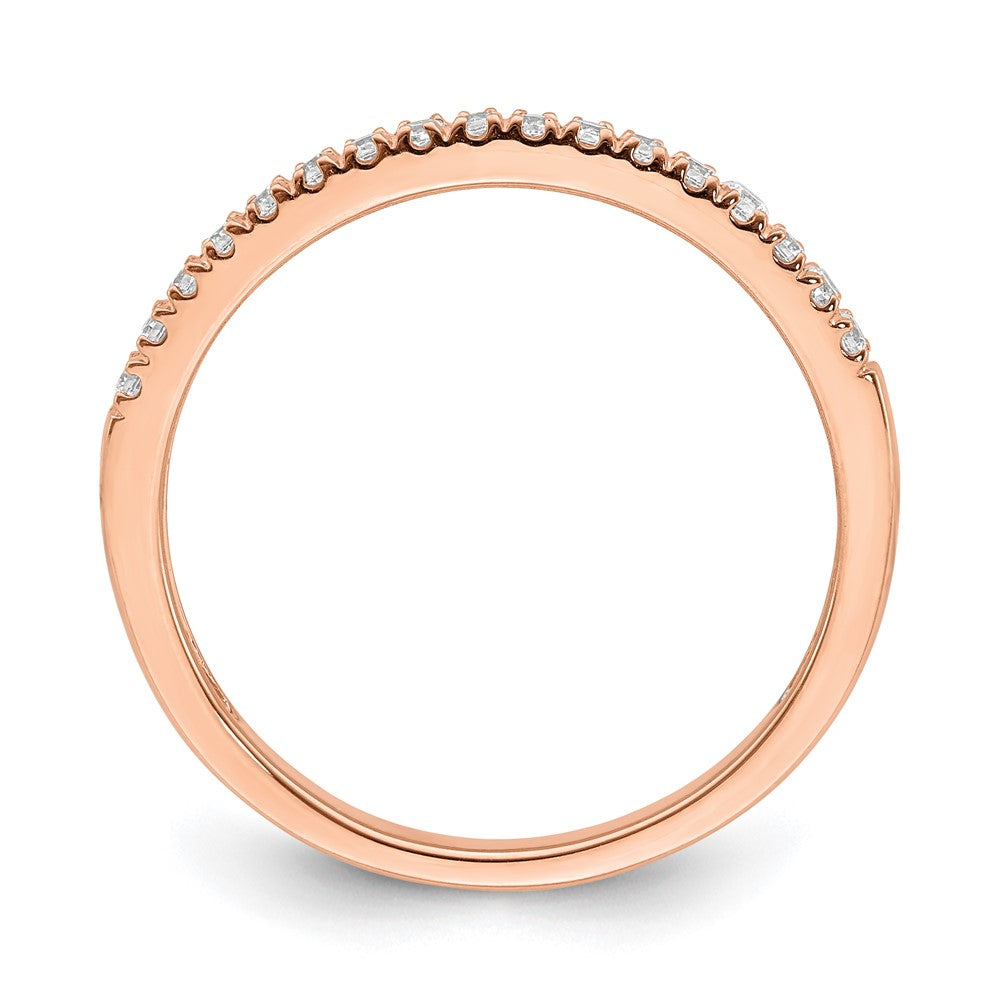 Buy Blooming Bridal 14K Rose Gold Diamond Wedding Band Set | Stylish 1/6 Carat