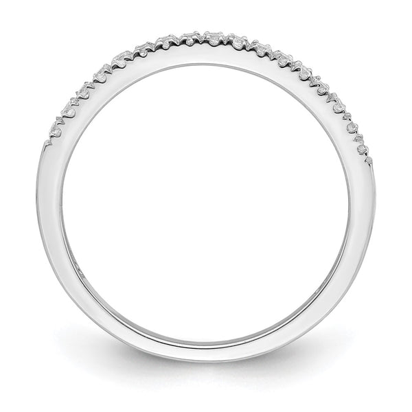 14K White Gold Wedding Band Set with 1/6 Carat Diamonds - Style GR1-1035204