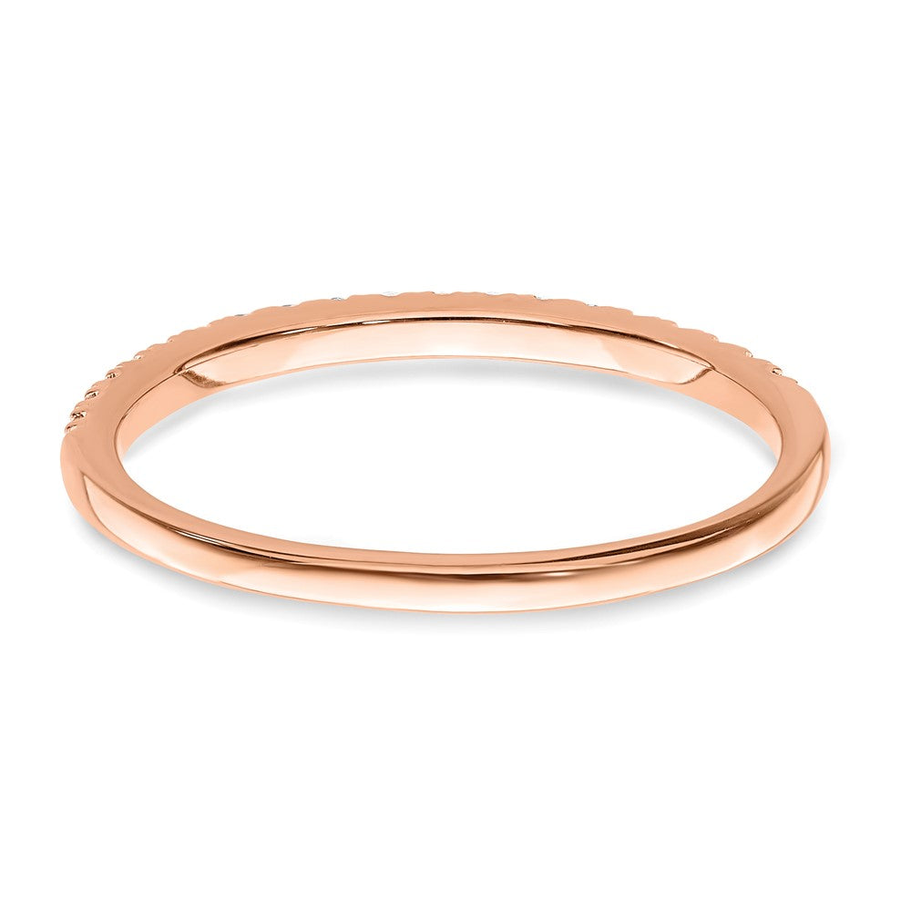 Buy Exclusive 14K Rose Gold Wedding Band Set | 1/6 Carat Diamond, Stylish Value