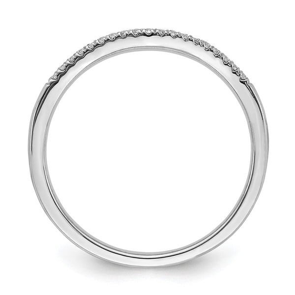 14K Rose Gold Diamond Wedding Band - 1/15 Carat - Style GR1-1035448