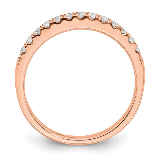 Buy Exclusive 14K Rose Gold Diamond Wedding Band - 1/4 Carat, Stylish Value!