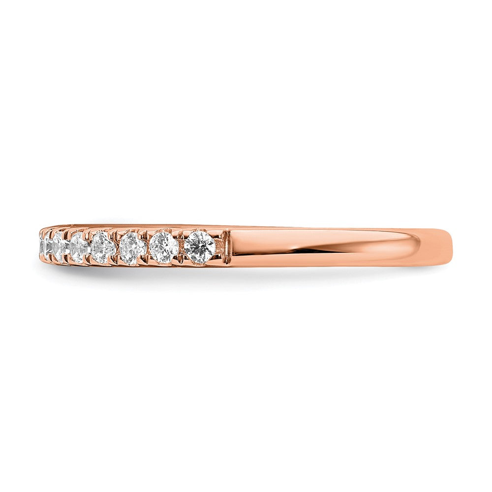 Buy Exclusive 14K Rose Gold Diamond Wedding Band - 1/4 Carat, Stylish Value!