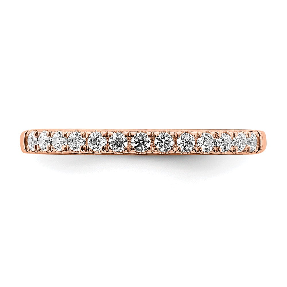 Buy Exclusive 14K Rose Gold Diamond Wedding Band - 1/4 Carat, Stylish Value!