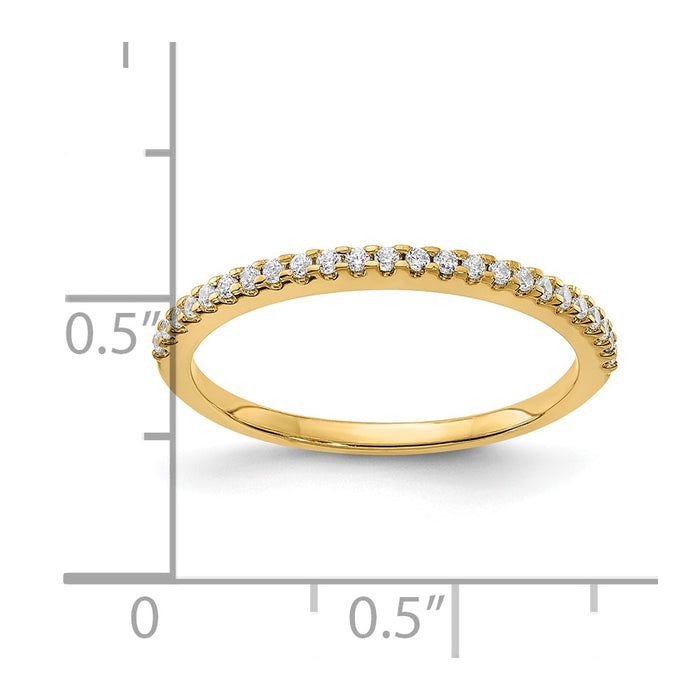 Buy Luxury 14K Gold Wedding Band Set with 1/8 Carat Diamonds - Affordable Style!-7