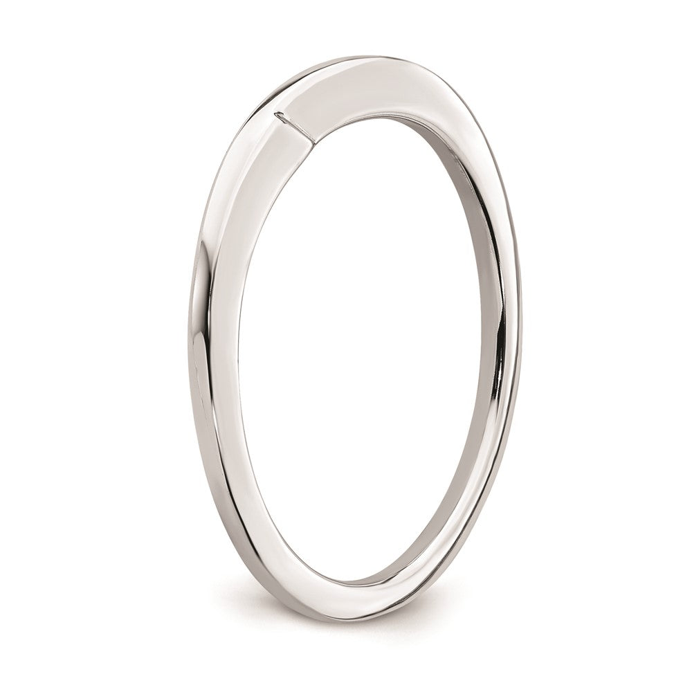 High-Quality 10K Rose Gold Curved Contour Ring - Stylish Design, Affordable Price