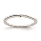 High-Quality 10K Rose Gold Curved Contour Ring - Stylish Design, Affordable Price-1