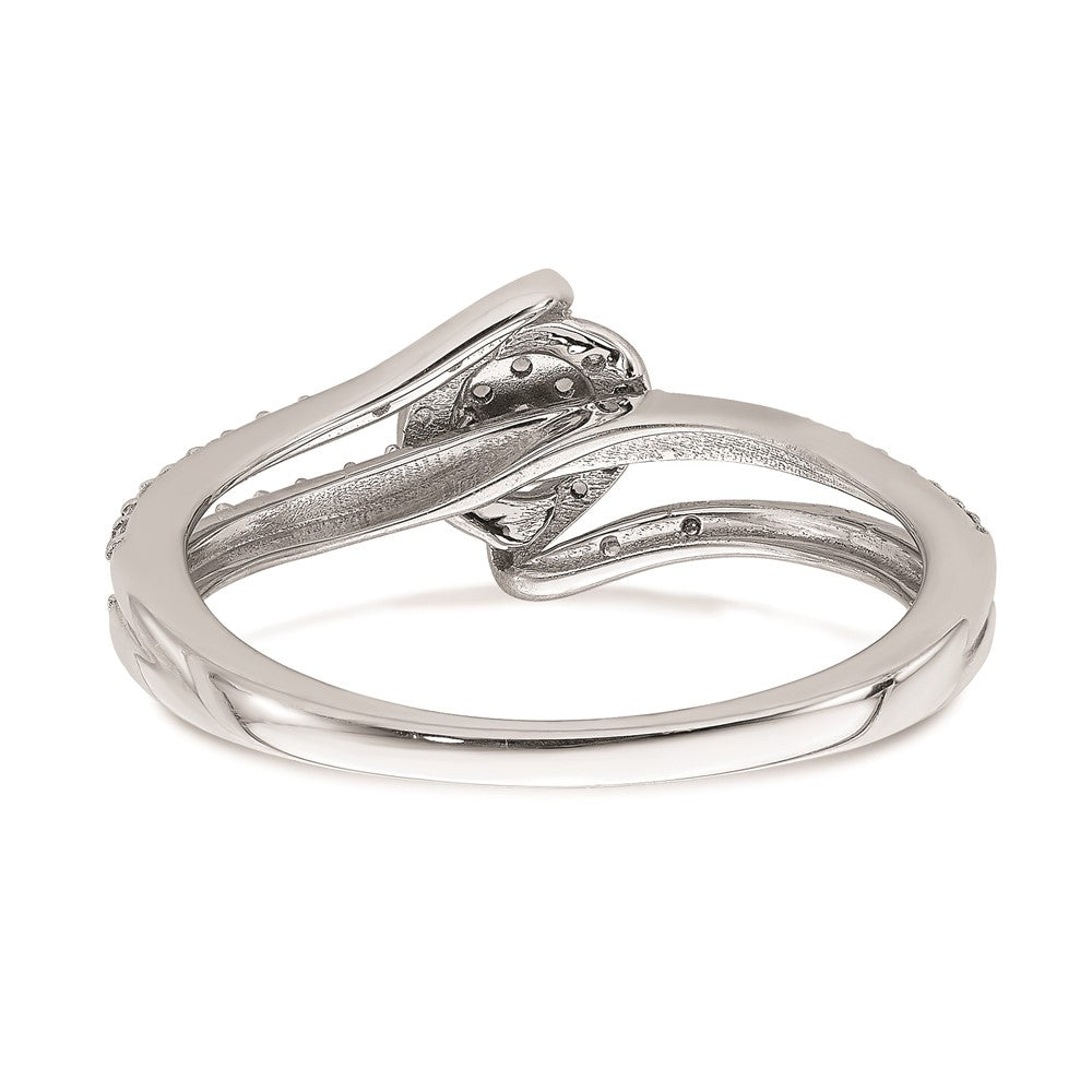 Buy Exclusive 10K White Gold Halo Cluster Engagement Ring, 1/10 Carat Diamond, Stylish Design