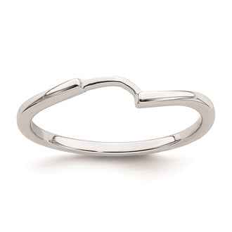 Buy Luxury 14K White Gold Curved Wedding Band - Stylish & Affordable Choice