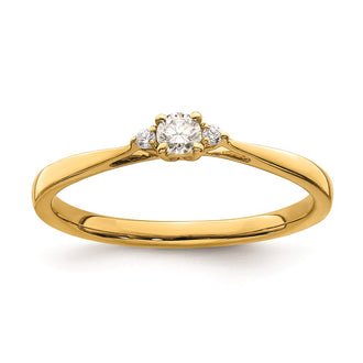 Buy Exclusive 14K Gold Engagement Ring with 1/8 Carat Diamond - Stylish Value!