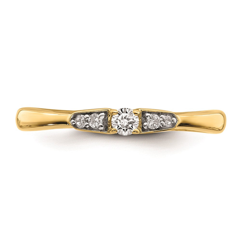 Buy Exclusive 14K Gold Engagement Ring with 1/8 Carat Diamond - Stylish Value!