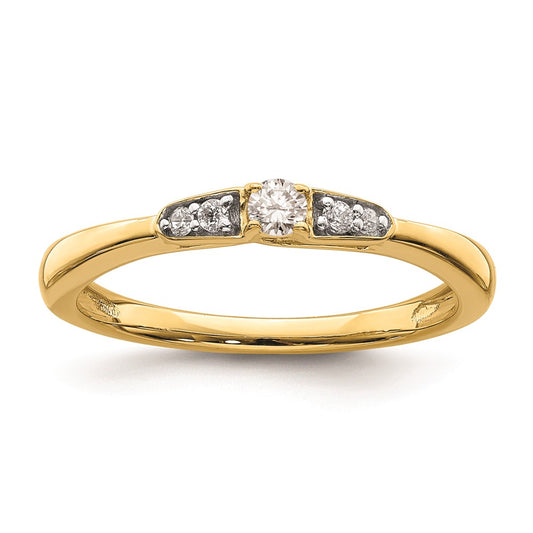 Buy Exclusive 14K Gold Engagement Ring with 1/8 Carat Diamond - Stylish Value!