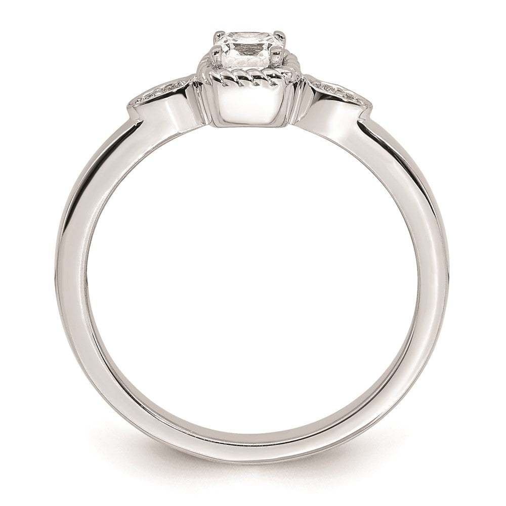 Buy Exclusive 14K White Gold Engagement Ring with 1/4 Carat Diamond - Stylish Value