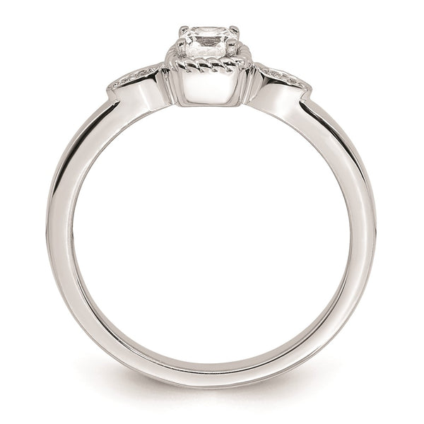 Buy Exclusive 14K White Gold Engagement Ring with 1/4 Carat Diamond - Stylish Value