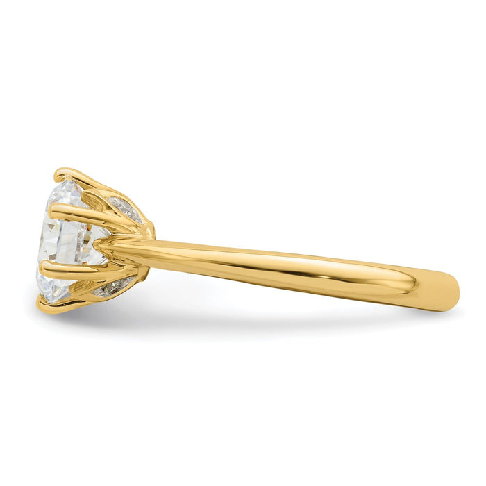 Buy High-Quality 14K Gold Engagement Ring Semi-Mount for 1.25 Carat Stone-3