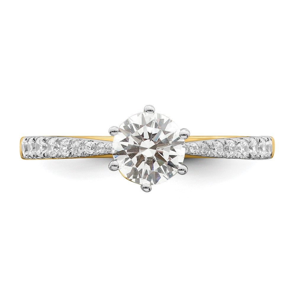 Buy 14K Gold Leaf Design Engagement Ring, 5.8mm Semi-Mount, Stylish Value
