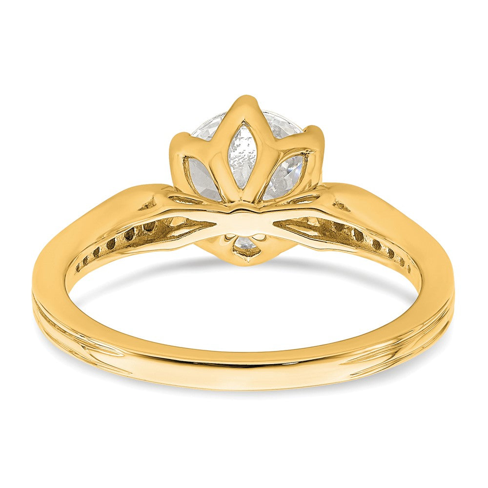 Buy Exclusive 14K Gold Semi-Mount Engagement Ring for 1.5 Carat Center
