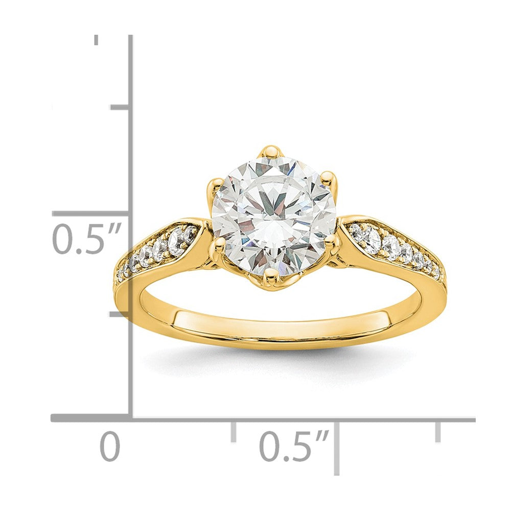 Buy Exclusive 14K Gold Semi-Mount Engagement Ring for 1.5 Carat Center