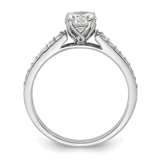Buy 14K White Gold Semi-Mount Engagement Ring for 3/4 Carat Center - Stylish!