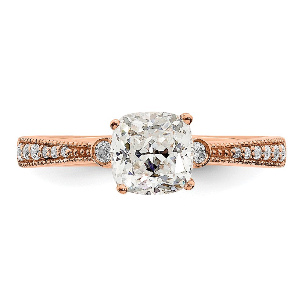Buy Exclusive 14K Rose Gold Semi-Mount Engagement Ring for 1 Carat Stone