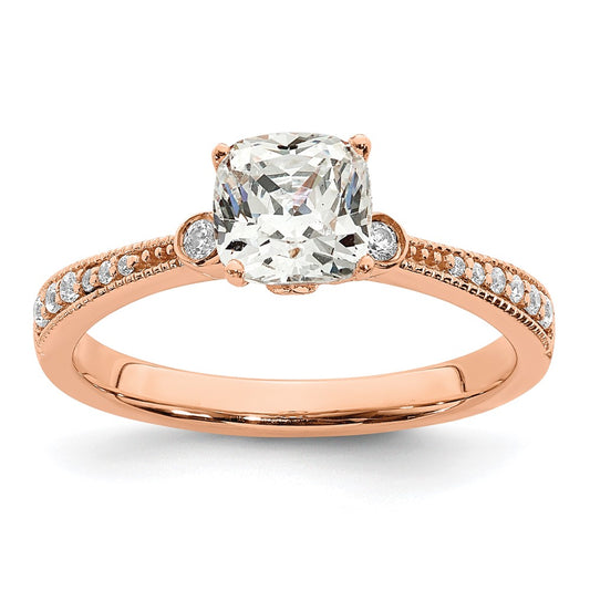 Buy Exclusive 14K Rose Gold Semi-Mount Engagement Ring for 1 Carat Stone