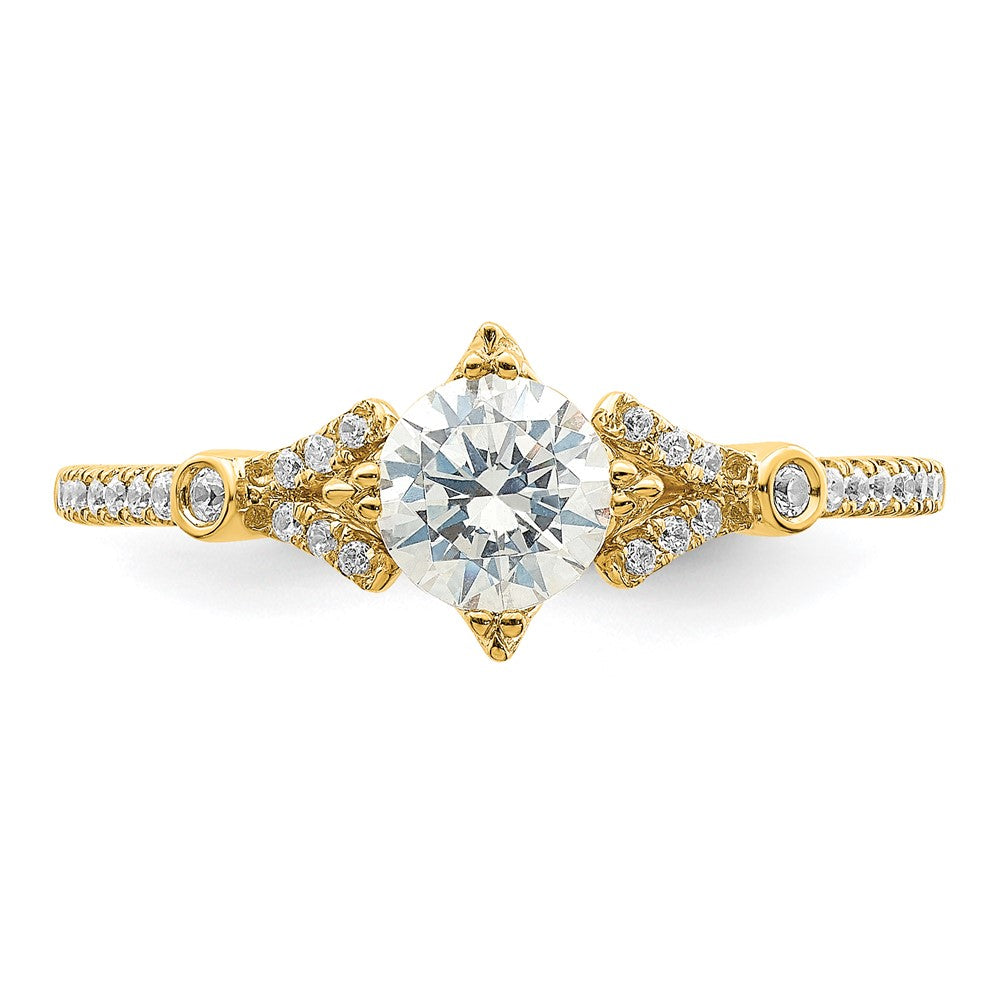 Buy Exclusive 14K Gold Semi-Mount Engagement Ring, 1/2 Carat, Stylish Design