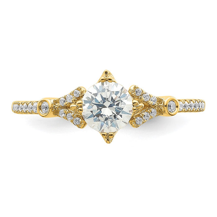 Buy Exclusive 14K Gold Semi-Mount Engagement Ring, 1/2 Carat, Stylish Design-4