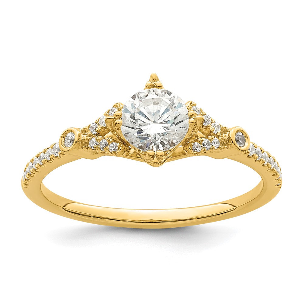 Buy Exclusive 14K Gold Semi-Mount Engagement Ring, 1/2 Carat, Stylish Design