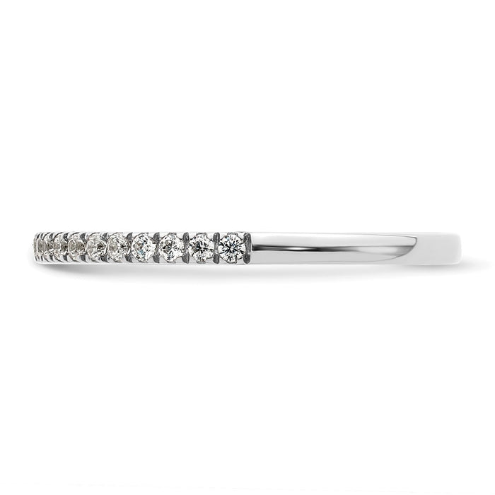 Buy Exclusive 14K White Gold Wedding Band Set with 1/5 Carat Diamonds - Value!-3