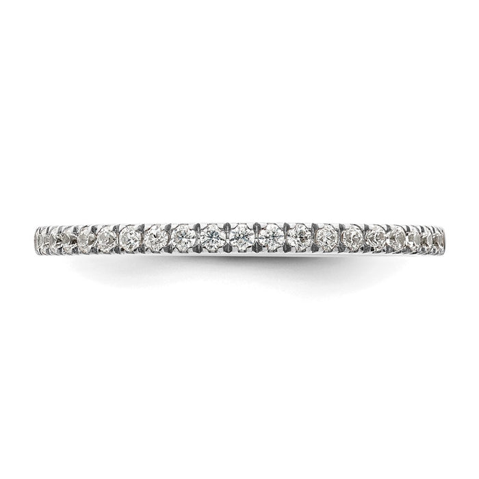 Buy Exclusive 14K White Gold Wedding Band Set with 1/5 Carat Diamonds - Value!-4
