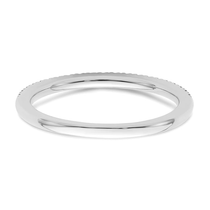 Buy Exclusive 14K White Gold Wedding Band Set with 1/5 Carat Diamonds - Value!-5