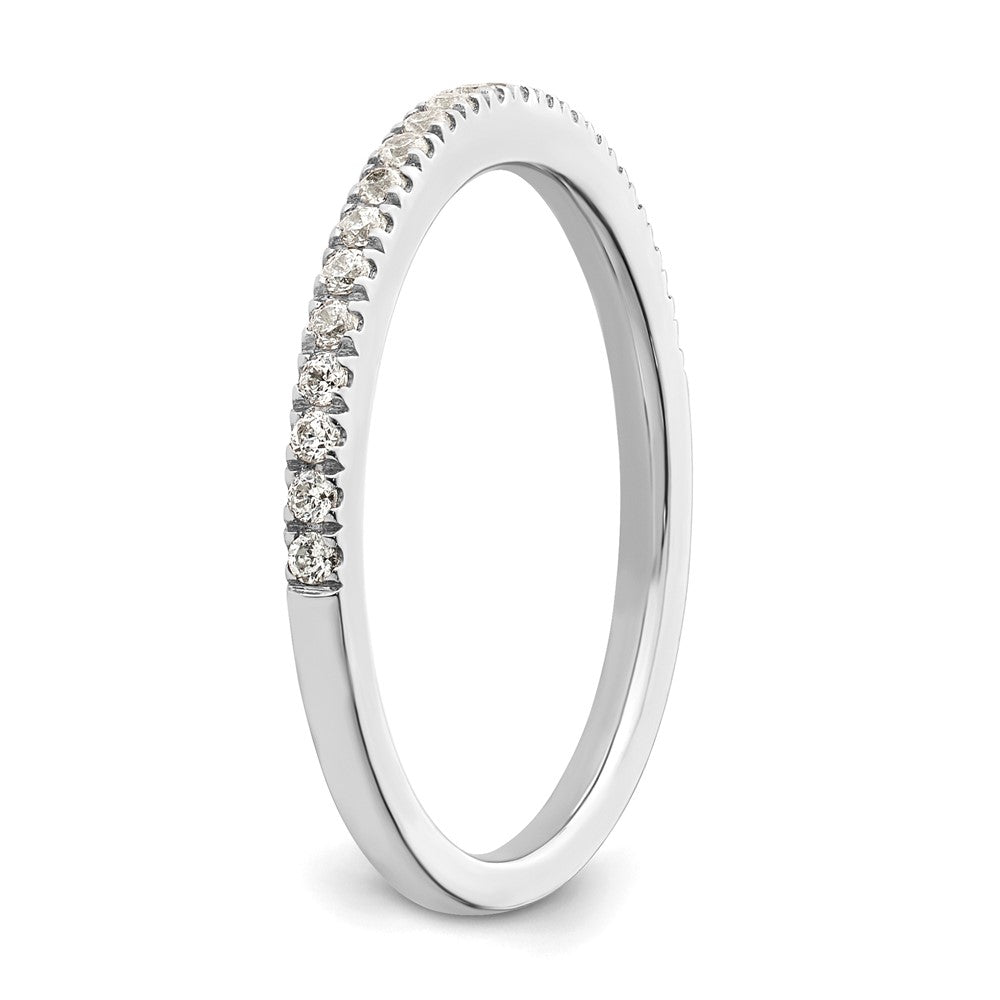 Buy Exclusive 14K White Gold Wedding Band Set with 1/5 Carat Diamonds - Value!