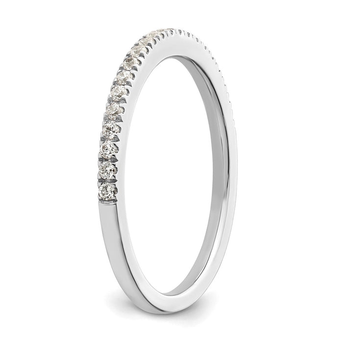 Buy Exclusive 14K White Gold Wedding Band Set with 1/5 Carat Diamonds - Value!-6
