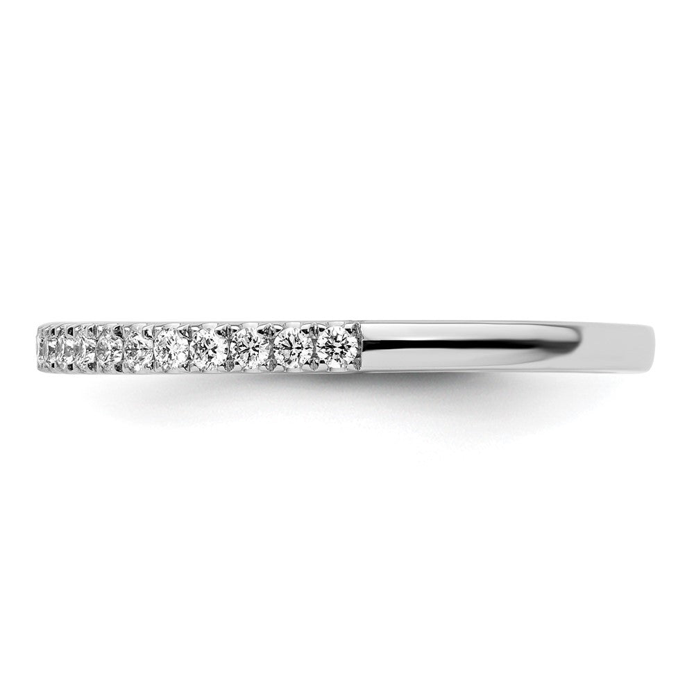 High-Quality 14K White Gold Wedding Band Set with 1/5 Carat Diamonds - Stylish Value