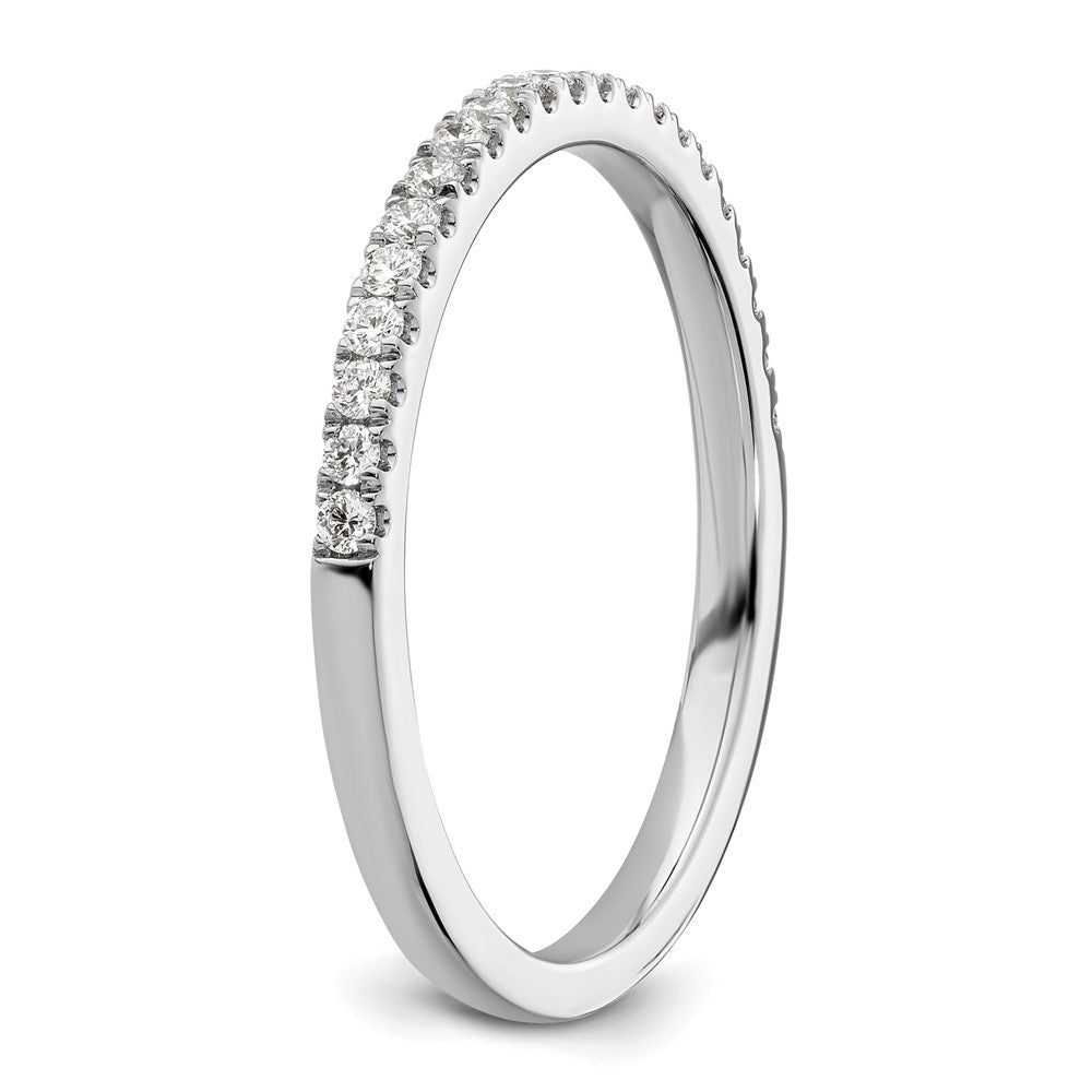 High-Quality 14K White Gold Wedding Band Set with 1/5 Carat Diamonds - Stylish Value