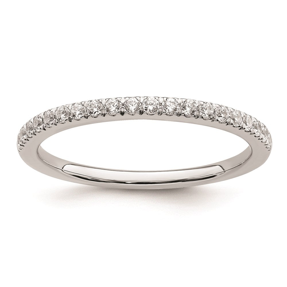 Buy Stylish 14K White Gold 1/4 Carat Diamond Eternity Wedding Band - Luxury Value
