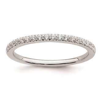 Buy Stylish 14K White Gold 1/4 Carat Diamond Eternity Wedding Band - Luxury Value