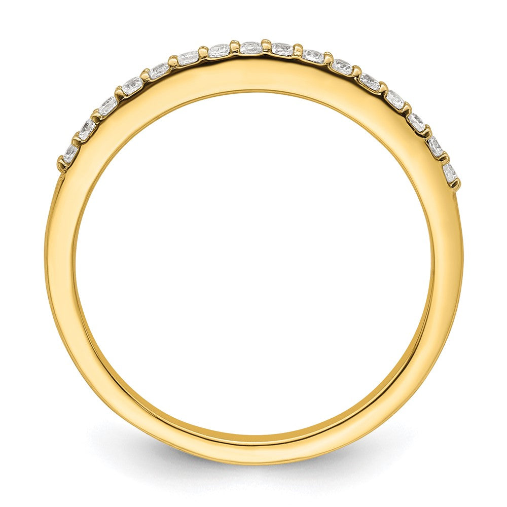 Exclusive 14K Gold Wedding Band Set with 1/6 Carat Diamonds - Stylish Value