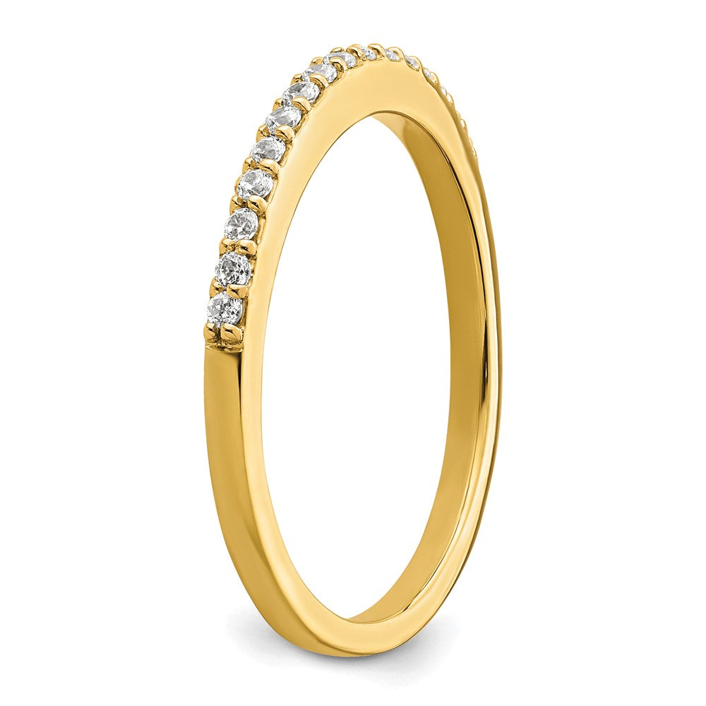 Exclusive 14K Gold Wedding Band Set with 1/6 Carat Diamonds - Stylish Value