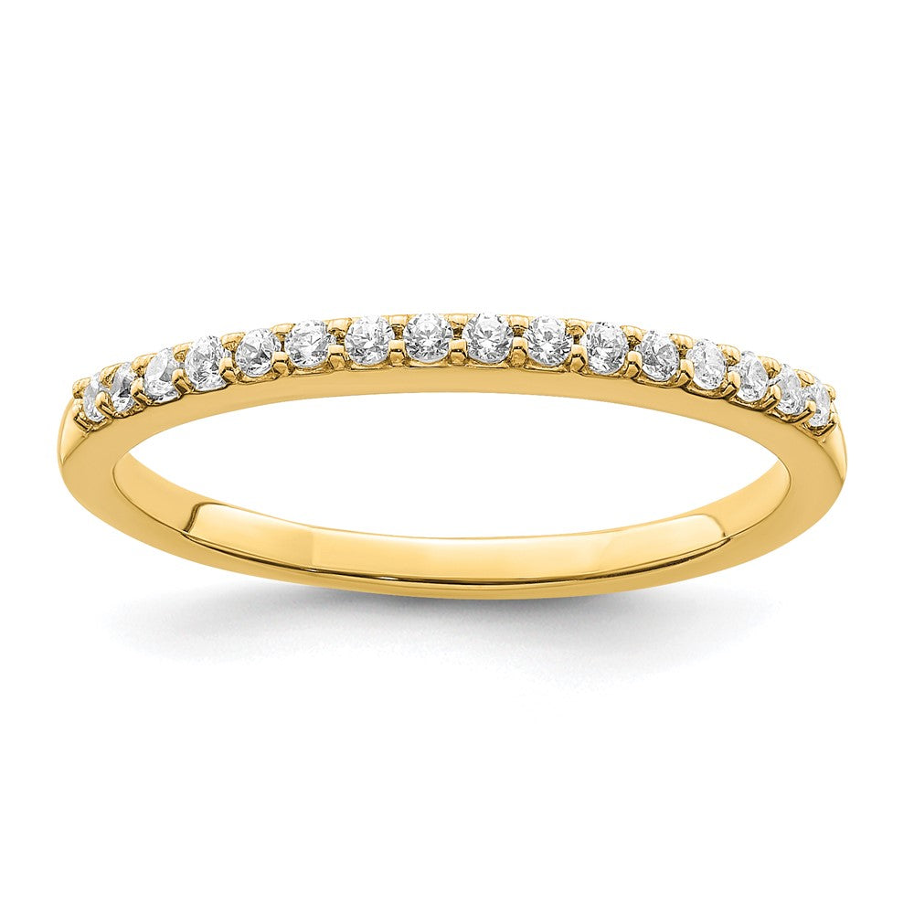 Exclusive 14K Gold Wedding Band Set with 1/6 Carat Diamonds - Stylish Value