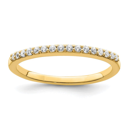 Exclusive 14K Gold Wedding Band Set with 1/6 Carat Diamonds - Stylish Value