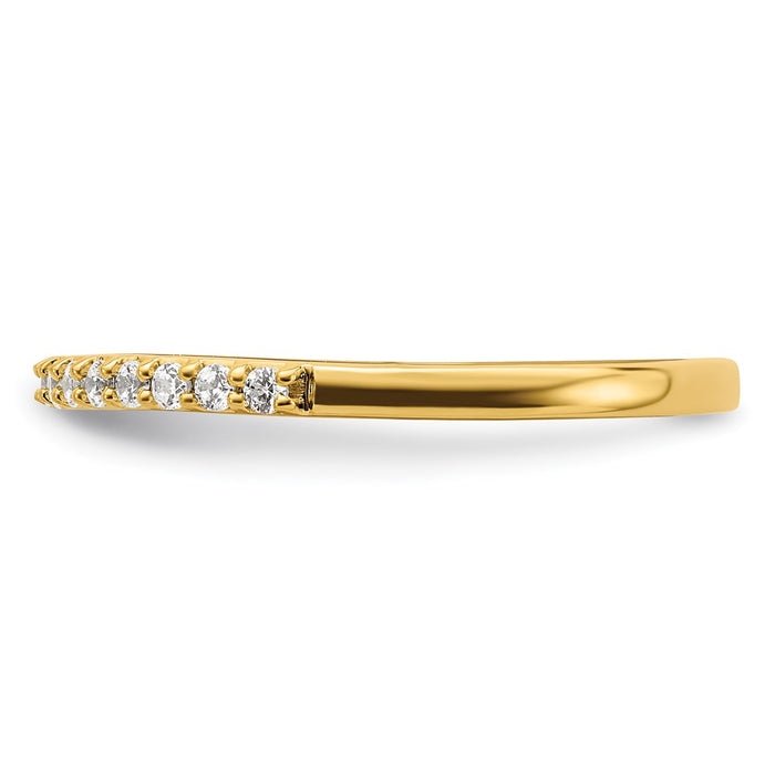 Buy Stylish 14K Gold Wedding Band Set with 1/5 Carat Diamonds - Affordable Luxury!-3