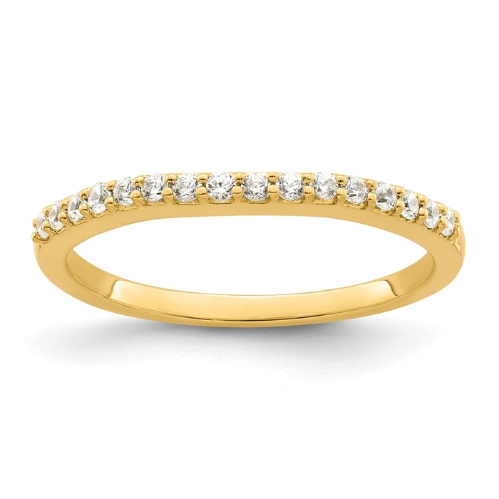 Buy Exclusive 14K Gold 1/5 Carat Diamond Wedding Band - Stylish & Affordable!-1