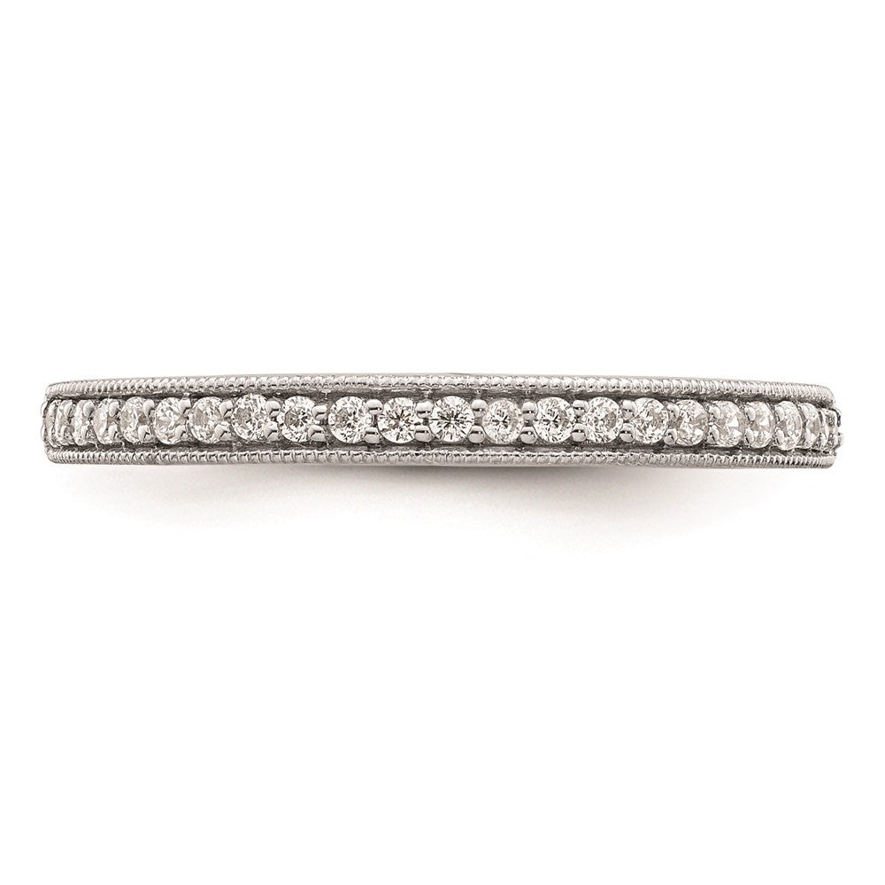 Exclusive 14K White Gold Diamond Wedding Band - 1/6 Carat, Stylish Value