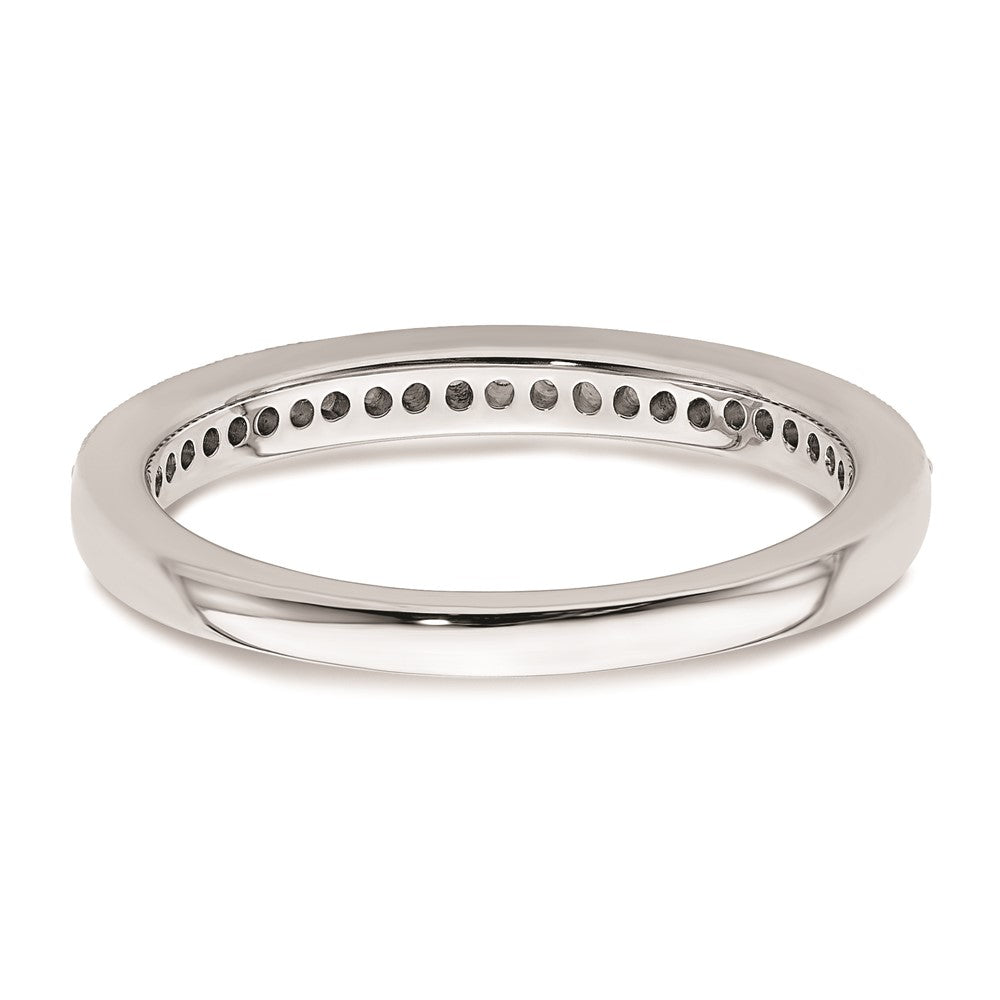Exclusive 14K White Gold Diamond Wedding Band - 1/6 Carat, Stylish Value