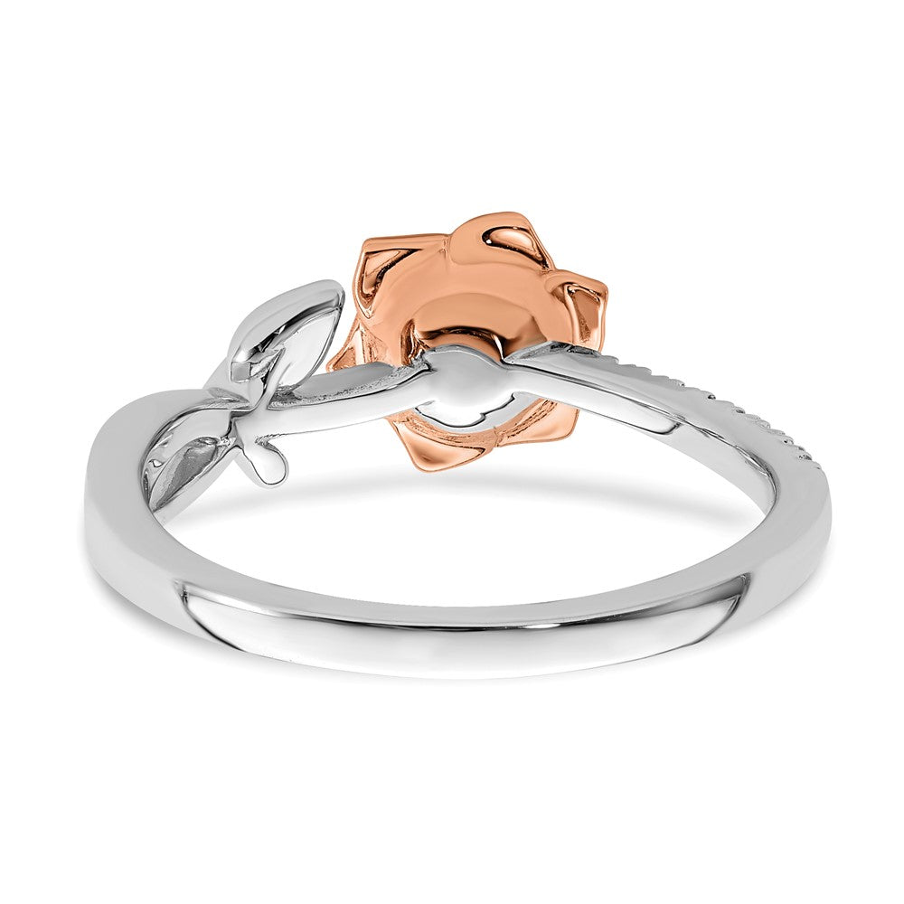Shop Exclusive 14K Two-Tone Ruby & Diamond Floral Ring - Stylish Design!