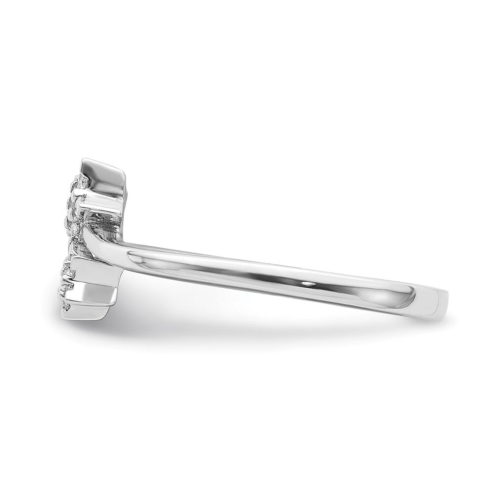 Shop Stylish 14K White Gold Bypass Diamond Star Ring - Luxury Design, Affordable Price