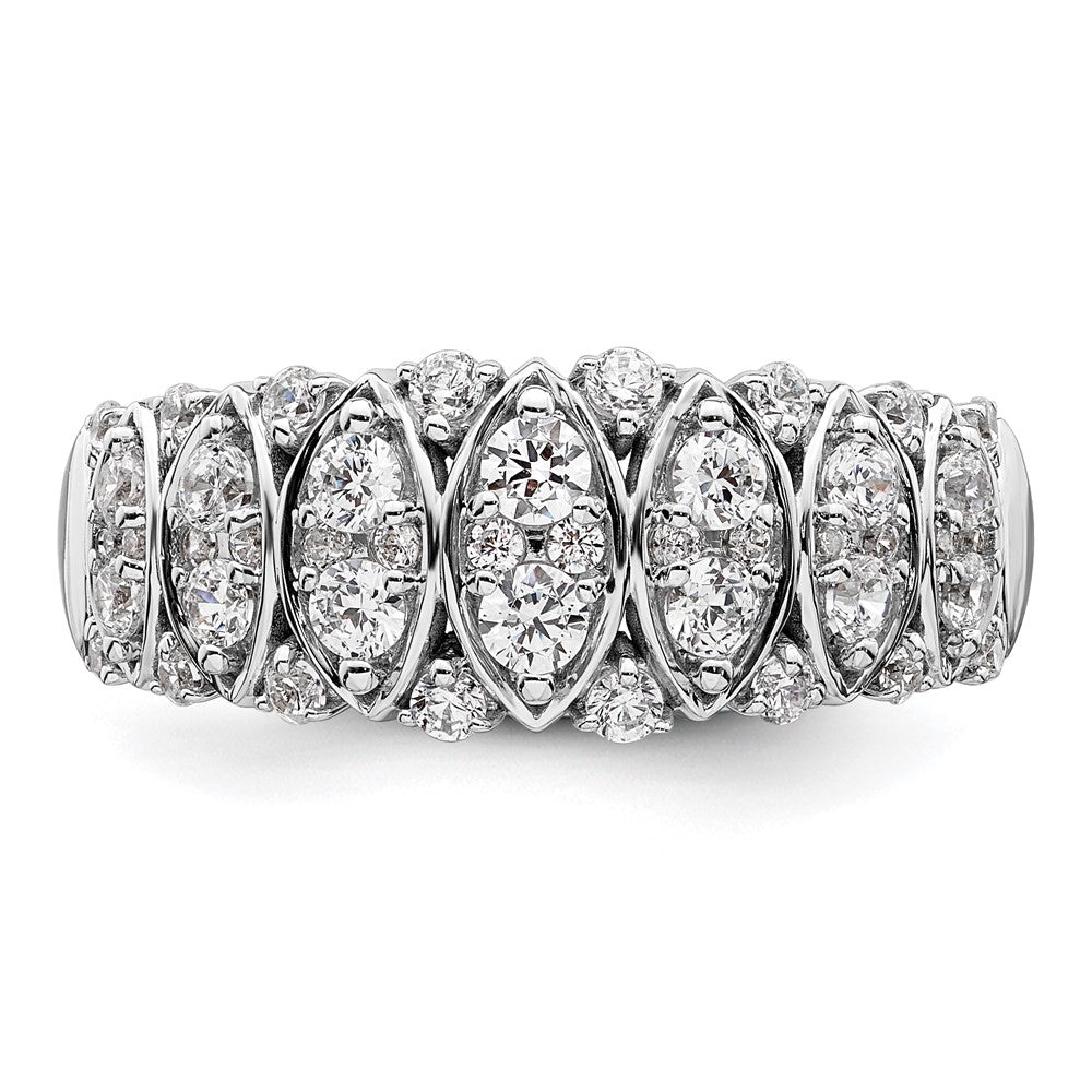 Buy Exclusive 14K White Gold 3/4 Carat Diamond Eternity Ring - Stylish Value